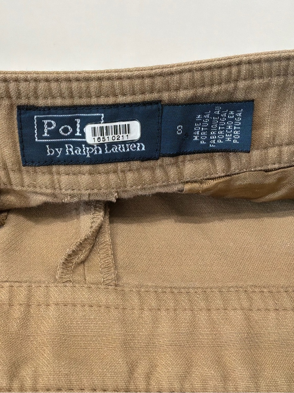Polo Ralph Lauren Women's Sailor Wide Leg Crop Pants Camel Tan Wool Blend High R - Picture 6 of 6
